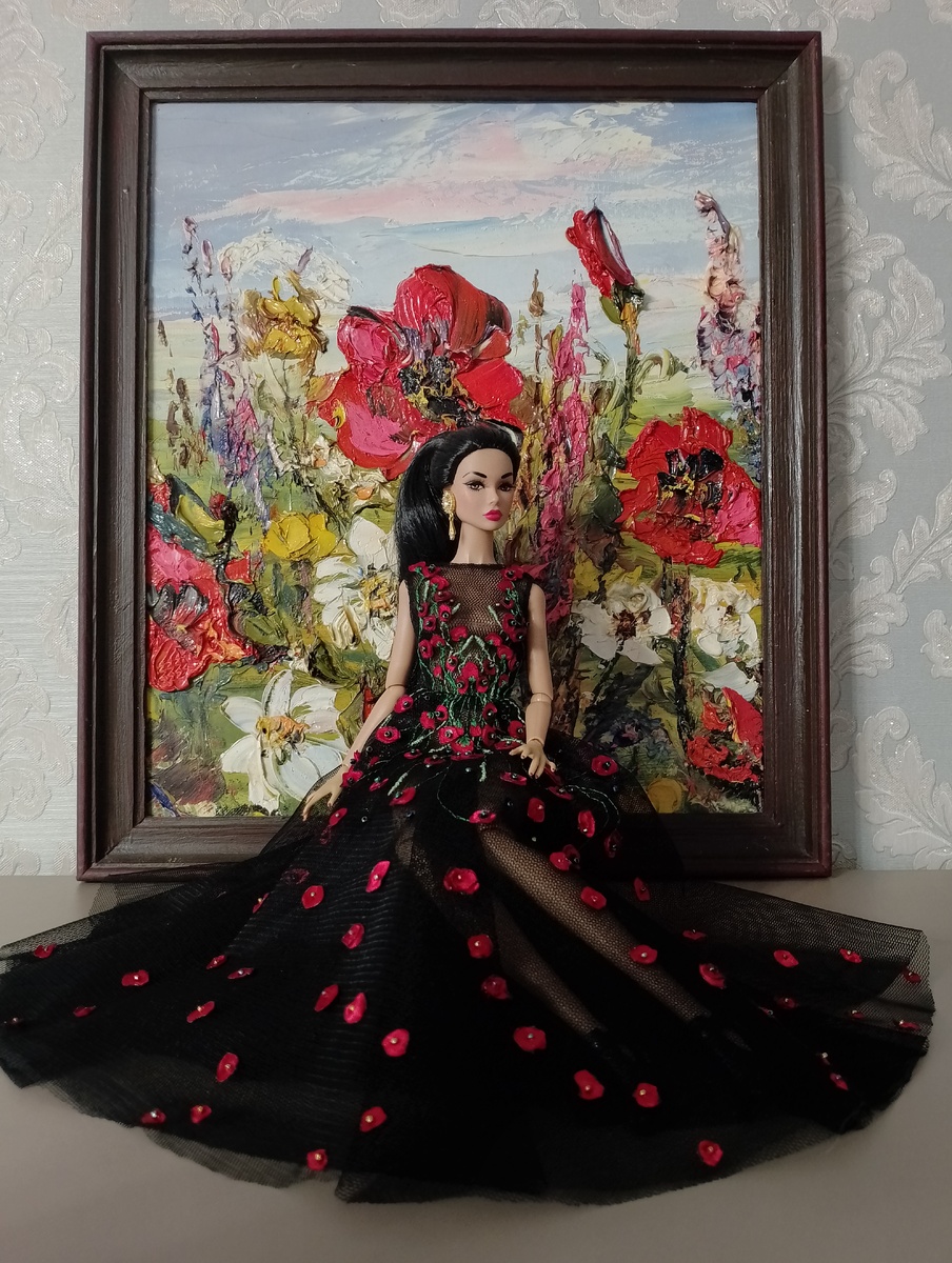 Платье для Поппи Паркер. Фото автора.