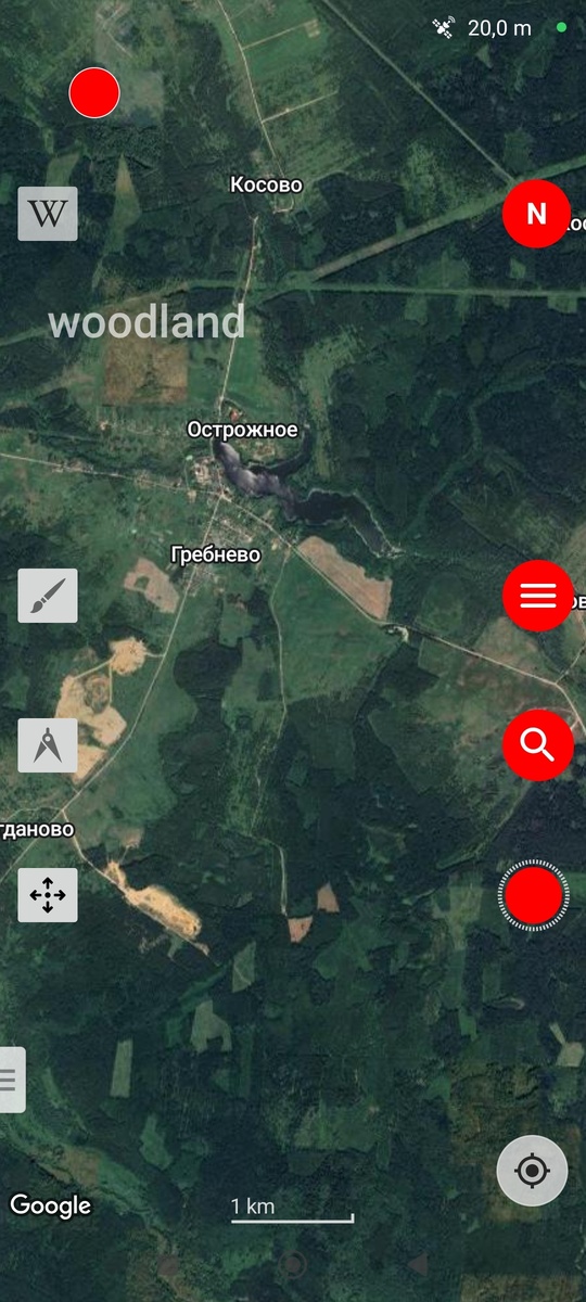 Так выглядит рабочий стол видом со спутника