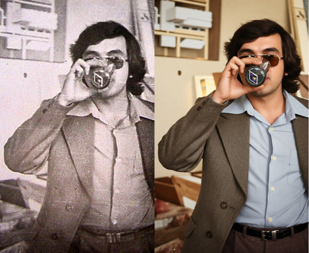 Фото1 из ОК; Фото2 в обработке автора с применением ИИ.