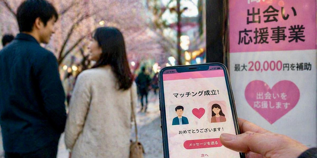 В Японии решили доплатить за поиск любви через приложение