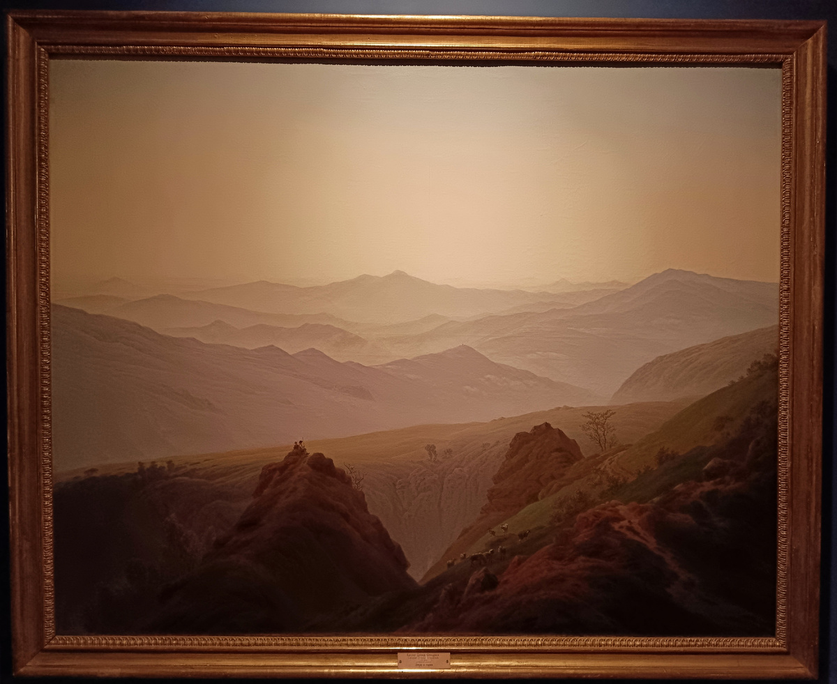 Каспар Давид Фридрих. Утро в горах. Не позднее 1823