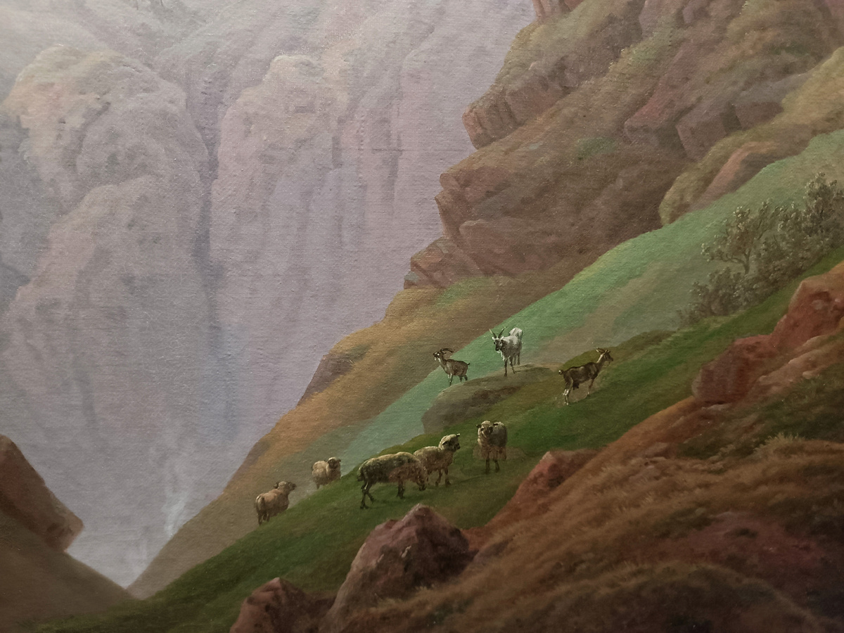 Каспар Давид Фридрих. Утро в горах. Не позднее 1823