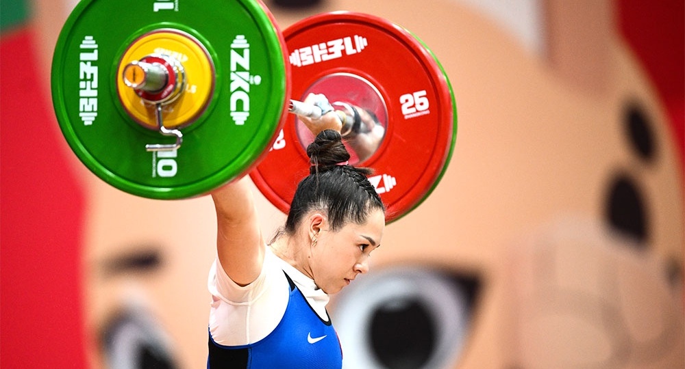 Российская штангистка Ольга Тё выиграла две медали на чемпионате Европы в Батуми