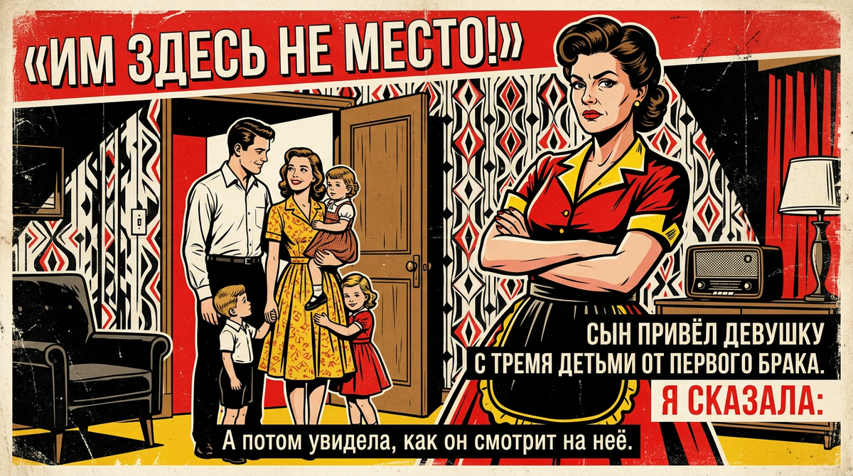 Сын привёл девушку с тремя детьми от первого брака