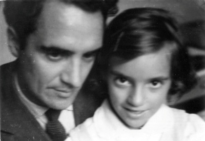 Лена с папой