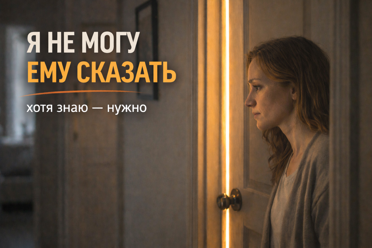 Иногда изменить, уйти или замолчать кажется проще, чем сказать партнёру одну честную фразу о своей боли.