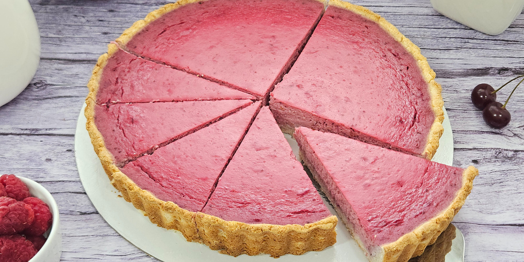 Творожно - Ягодный ПП ПИРОГ без сахара, без пшеничной муки