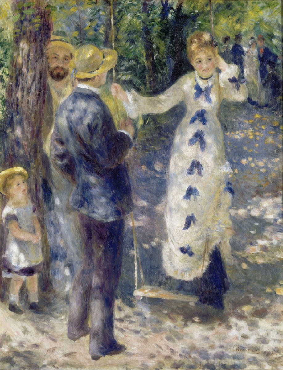 Огюст Ренуар "Качели" (1876)
