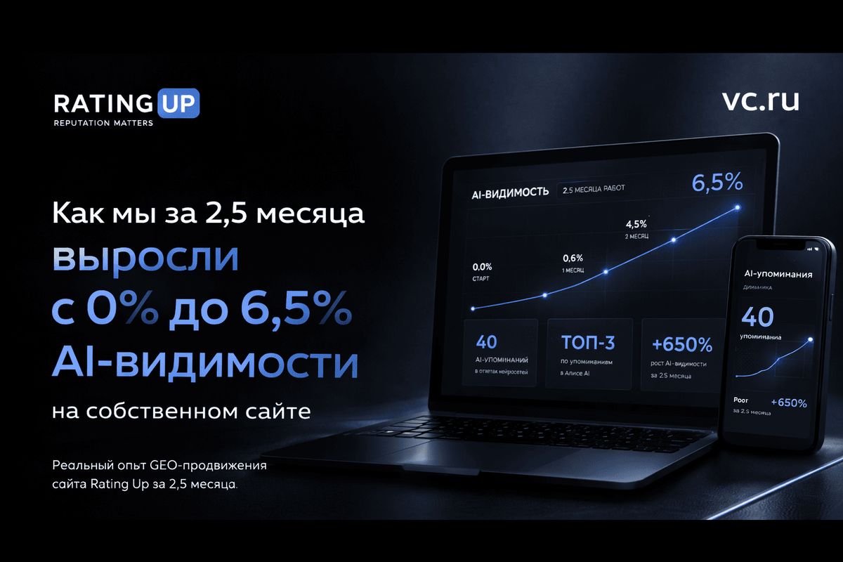 Кейс GEO Rating Up