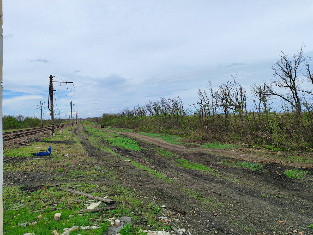 Та самая железка, которую автор перебежал перед ранением.