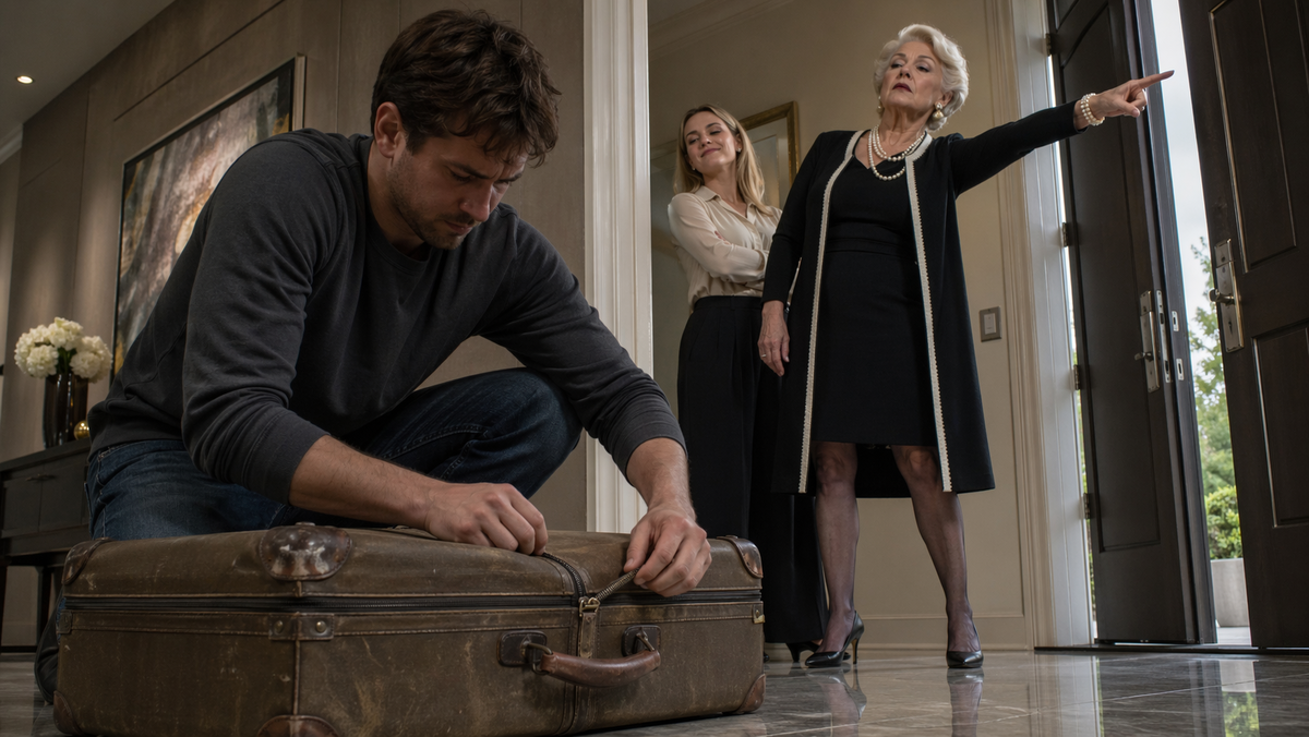 Я молча собирал вещи в старый чемодан. Теща стояла в дверях моего же дома и с наслаждением наблюдала, как "неудачник" катится на улицу