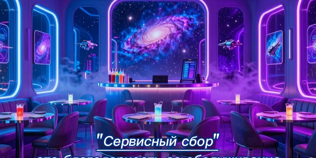 "Сервисный сбор" это благодарность за обслуживание.