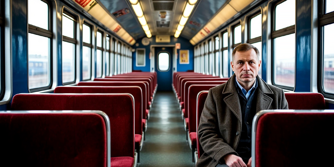 История одной необъяснимой встречи в поезде. После телефонного звонка другу мне стало не по себе