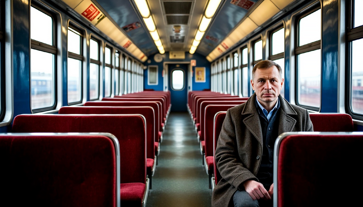 Взгляд у него был каким-то стеклянным.