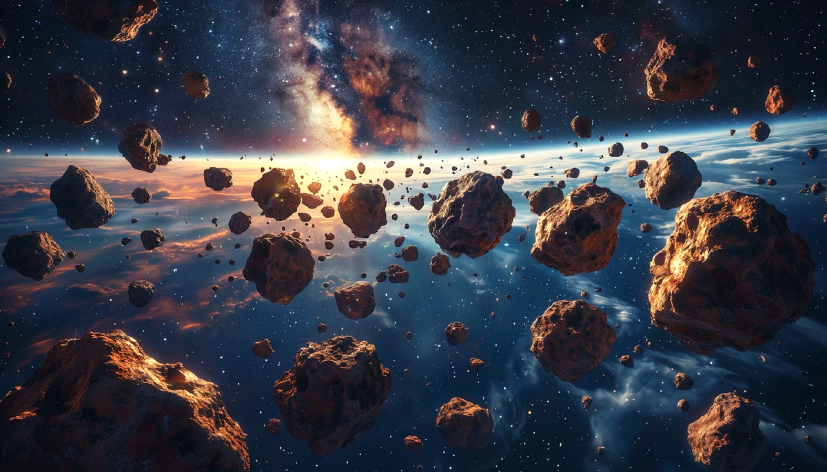 Возможно, это аппараты, покрывшиеся космической пылью?