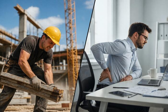 Офис против стройки: Хирург объяснил, где вы быстрее заработаете артроз