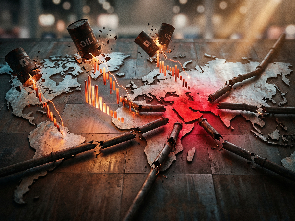    Кризис на мировом рынке нефти и газа© РИА Новости . Изображение сгенерировано ИИ