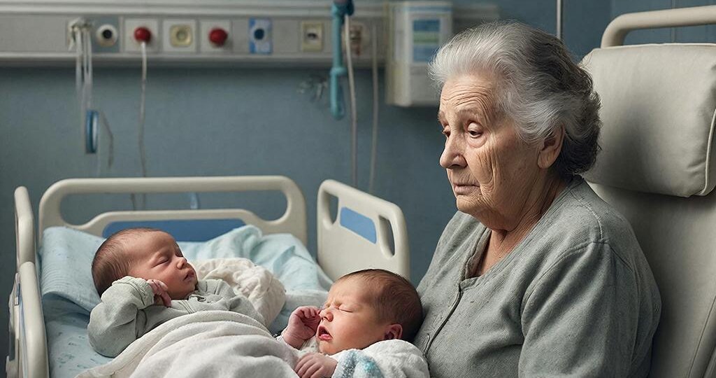 Зять пришел в роддом поздравить тёщу. Он взглянул на младенцев и увидел на них родимое пятно. Такое же, как у него самого.