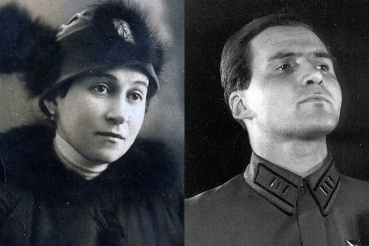 Симонов и его мать Александра Леонидовна, в девичестве княжна Оболенская. Фото: russiainphoto.ru