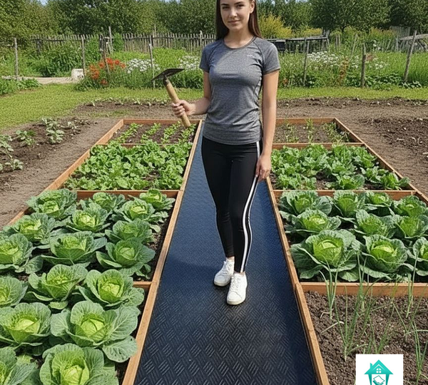 Сосед подумал, что я вызвал ландшафтного дизайнера. А я просто купил дорожку-шашки