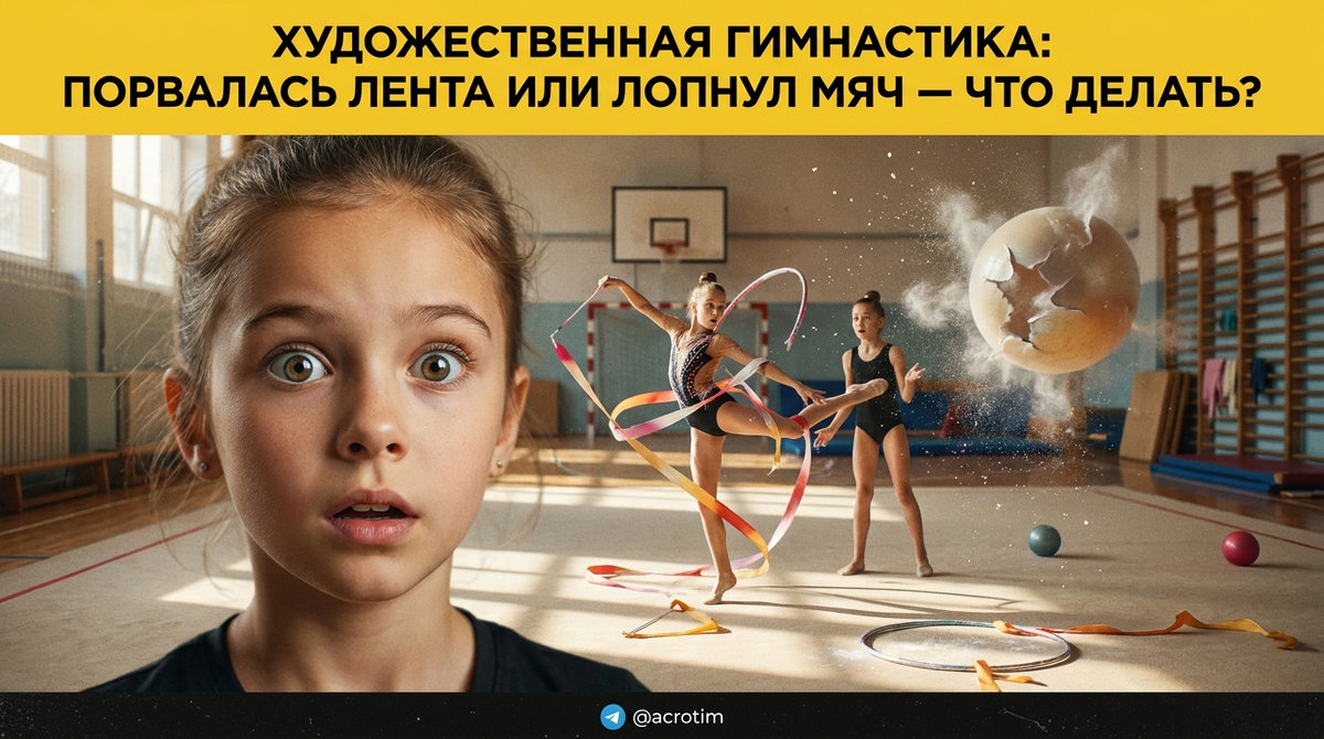    Форс-мажор на ковре: действия гимнастки при поломке инвентаря во время выступления. Тренер