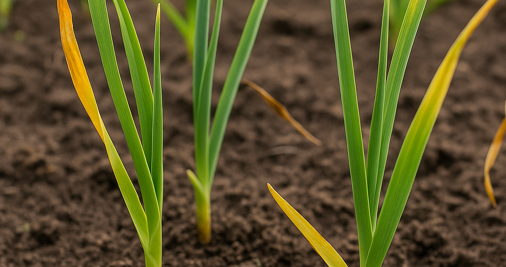 Оберегаем чеснок от пожелтения: первая обязательная весенняя подкормка.