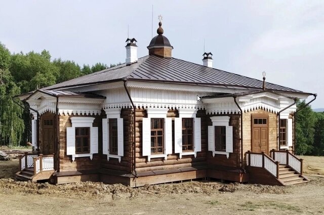    Здание синагоги восстанавливали по фото и воспоминаниям Фото: Архитектурно-этнографический музей "Тальцы"
