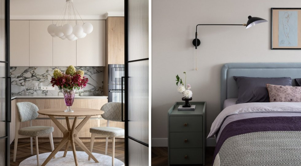 Стильный интерьер с атмосферой Франции в минской двушке 62 м²