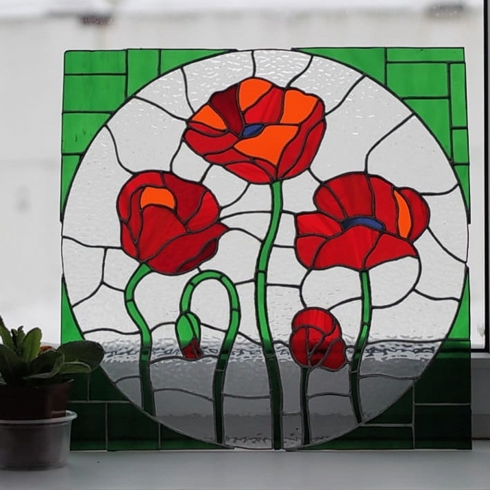 Витраж в технике Тиффани
