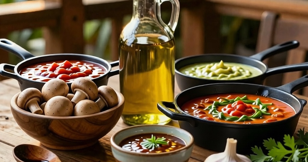 Соусы к грибам и овощам на мангале