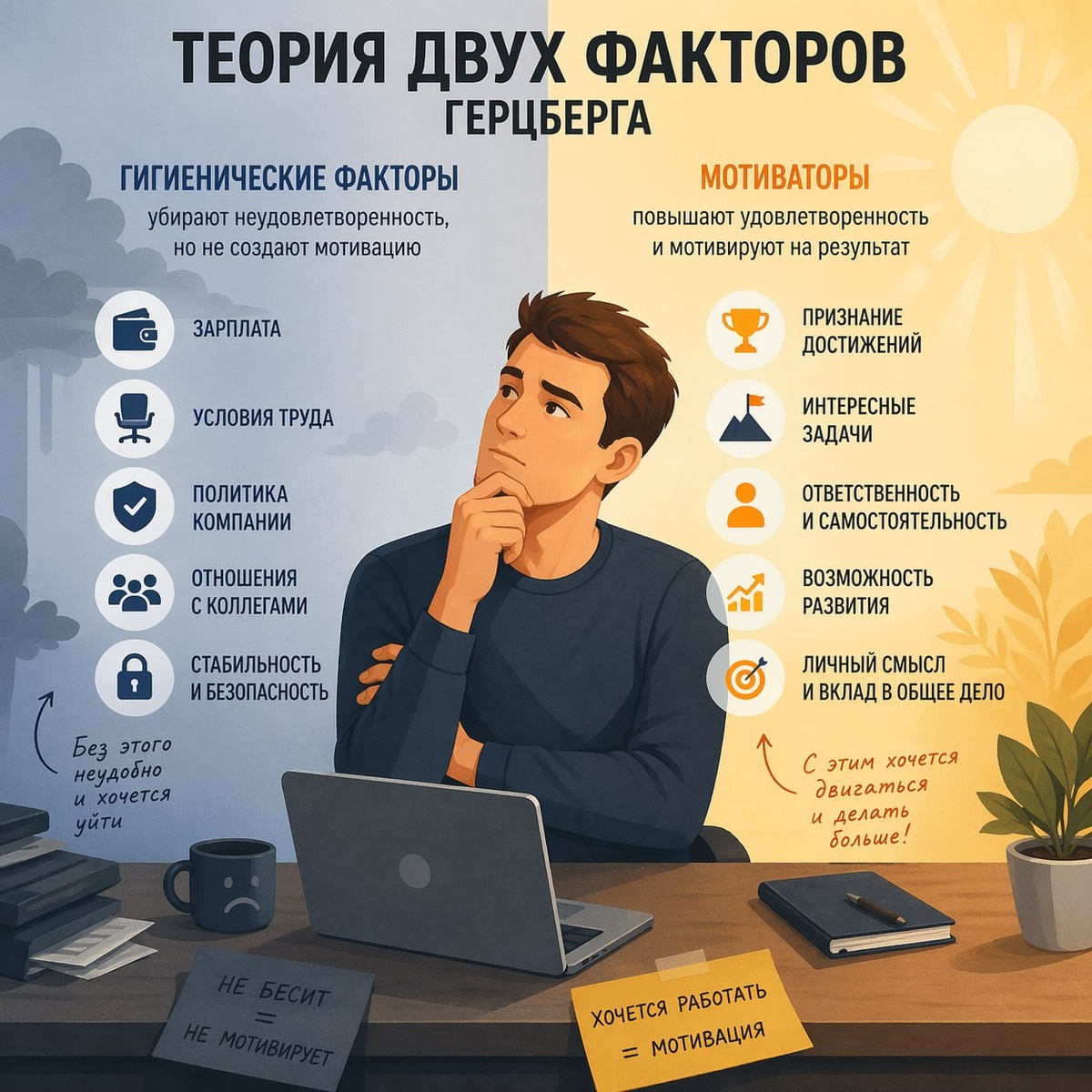 Двухфакторная теория Фредерика Герцберга