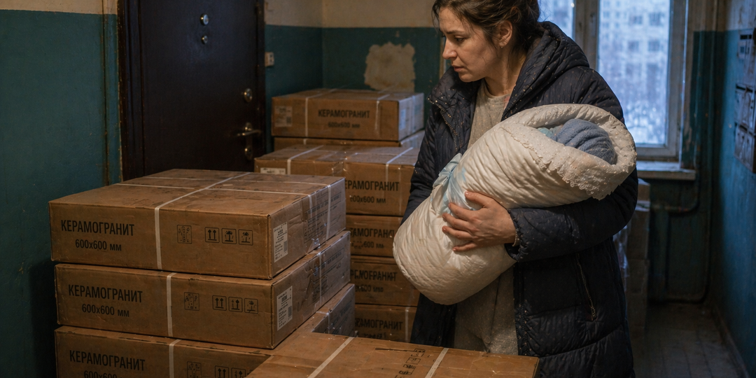 – Нас сегодня выписали из роддома. У меня младенец. Я в дом войти не могла. Муж через окно лазил. Хотите, полицию вызовем?