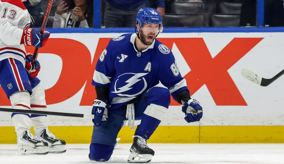 Никита Кучеров наконец прервал голевую засуху в Кубке Стэнли. Фото: соцсети