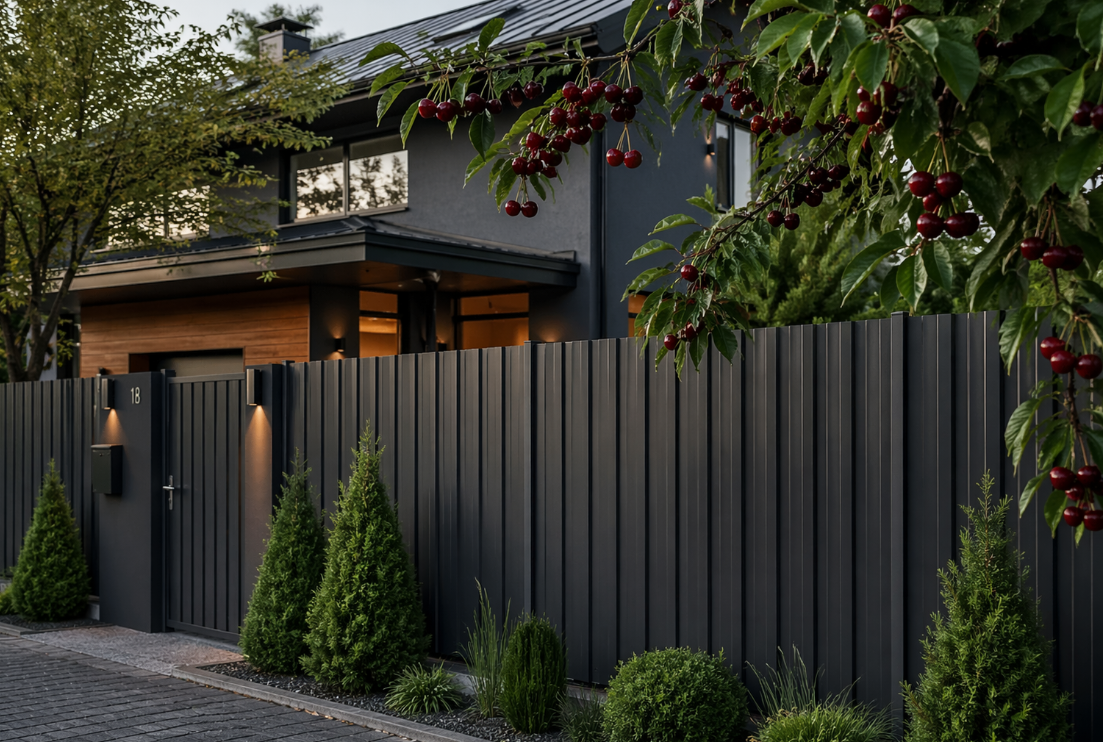 Забор из профлиста