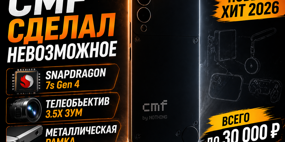CMF Phone 3 Pro: неожиданный конкурент Xiaomi и POCO в 2026 году
