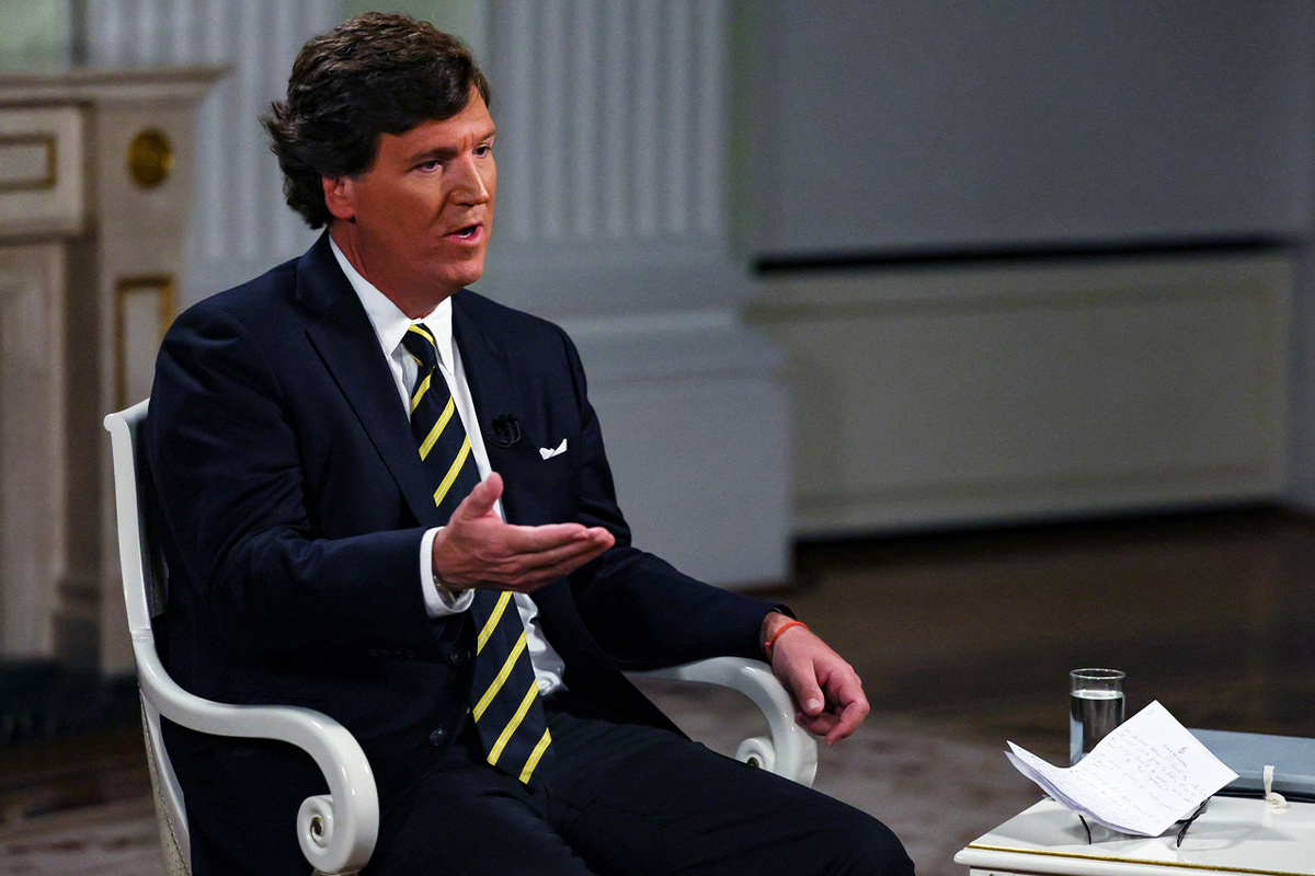 В России слишком преувеличивают роль и влияние Такера Карлсона.  Фото: Фото: пресс-служба Администрации президента РФ / kremlin.ru