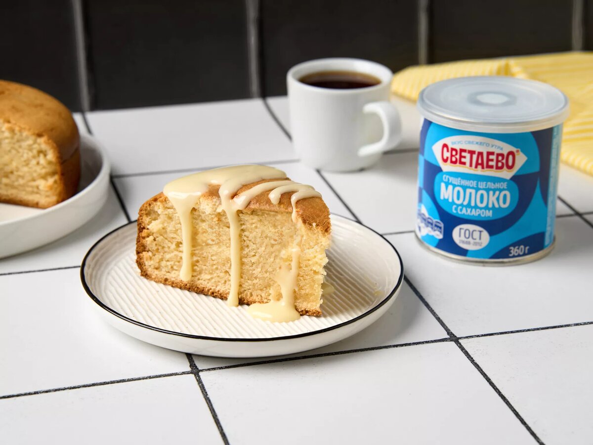 Манник на сметане со сгущенкой