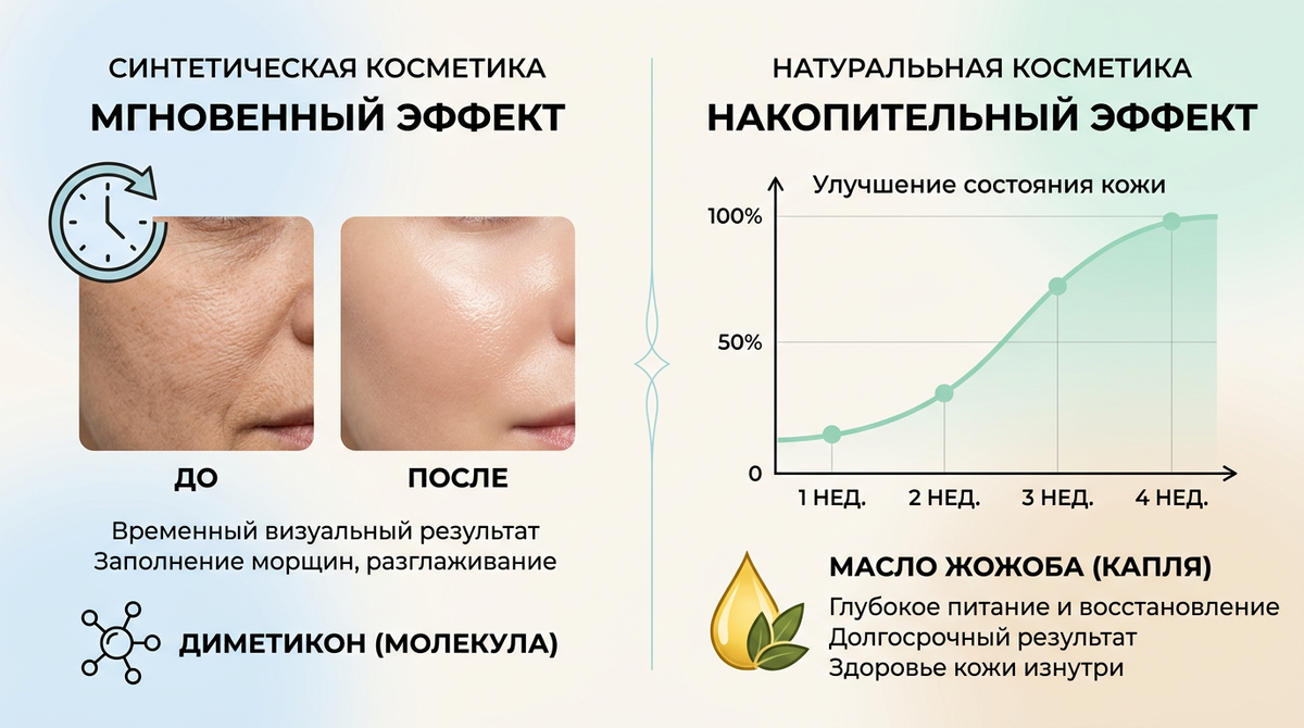 Синтетическая и натуральная косметика