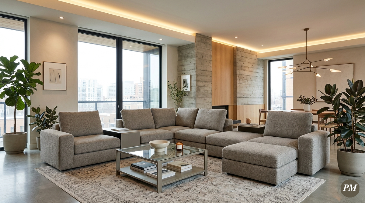 фото интерьера с мебелью для примера