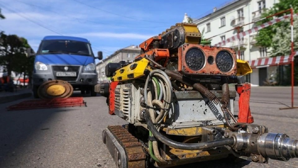 🤖 В Красноярске робот «Валли» обследует сложные участки теплосетей