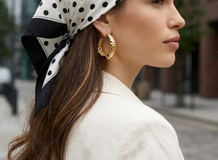 Платок на голову весной 2026: итальянский шик в городском исполнении
