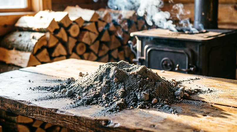 Зола: микроэлементы, но не азот