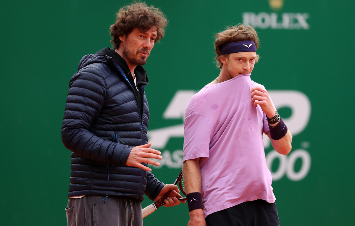    Марат Сафин и Андрей Рублев  Clive Brunskill/Getty Images