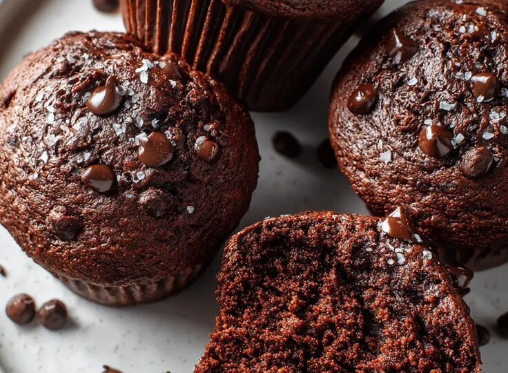 Нежные, влажные, с ярким вкусом шоколадные маффины!