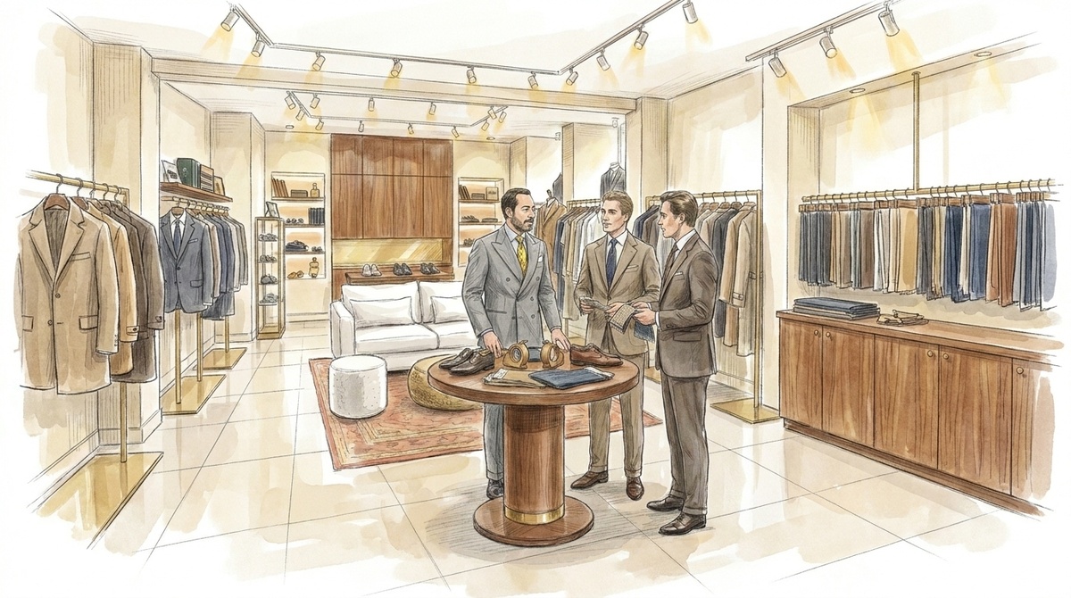 Скетч "Беседа о классическом стиле" в интерьере ателье Bourbaki