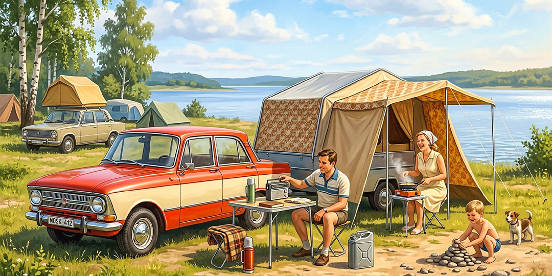 Романтика на колёсах по-советски: Как жили «автотуристы» в СССР