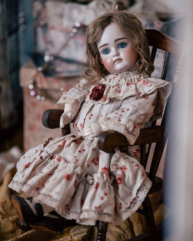 Источник: Pinterest. Антикварная кукла Kestner Pouty XI.