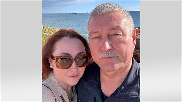    Генерал-майор Генштаба ВСУ в отставке Усман Уразов с дочерью Оксаной. Фото: соцсети