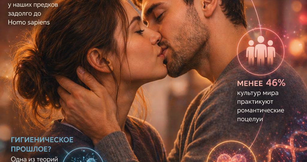 💋 Филематология 2.0: что нового узнала наука о поцелуях за последние годы