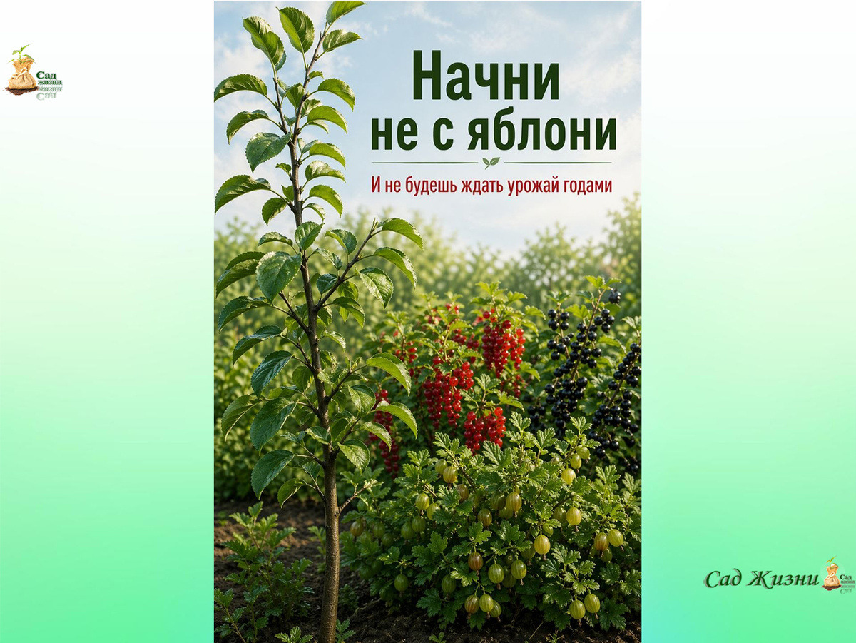 Почему умные садоводы начинают закладывать сад со смородины и крыжовника